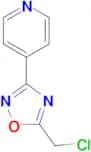 4-[5-(chloromethyl)-1,2,4-oxadiazol-3-yl]pyridine