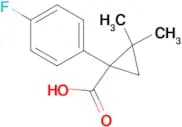 1-(4-fluorophenyl)-2,2-dimethylcyclopropanecarboxylic acid