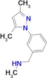 1-[3-(3,5-dimethyl-1H-pyrazol-1-yl)phenyl]-N-methylmethanamine