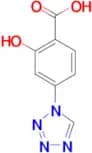 2-hydroxy-4-(1H-tetrazol-1-yl)benzoic acid