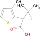 2,2-dimethyl-1-(3-methyl-2-thienyl)cyclopropanecarboxylic acid
