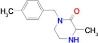3-methyl-1-(4-methylbenzyl)piperazin-2-one