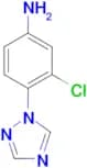 3-chloro-4-(1H-1,2,4-triazol-1-yl)aniline