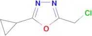 2-(chloromethyl)-5-cyclopropyl-1,3,4-oxadiazole