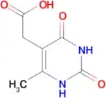 (6-methyl-2,4-dioxo-1,2,3,4-tetrahydropyrimidin-5-yl)acetic acid