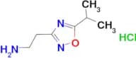 [2-(5-isopropyl-1,2,4-oxadiazol-3-yl)ethyl]amine hydrochloride