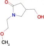 4-(hydroxymethyl)-1-(2-methoxyethyl)pyrrolidin-2-one