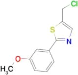 5-(chloromethyl)-2-(3-methoxyphenyl)-1,3-thiazole