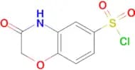 3-oxo-3,4-dihydro-2H-1,4-benzoxazine-6-sulfonyl chloride