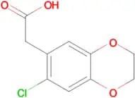 (7-chloro-2,3-dihydro-1,4-benzodioxin-6-yl)acetic acid