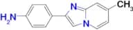4-(7-methylimidazo[1,2-a]pyridin-2-yl)aniline