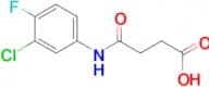 4-[(3-chloro-4-fluorophenyl)amino]-4-oxobutanoic acid