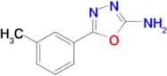 5-(3-methylphenyl)-1,3,4-oxadiazol-2-amine