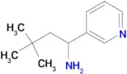 3,3-dimethyl-1-(3-pyridinyl)-1-butanamine