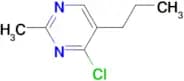 4-chloro-2-methyl-5-propylpyrimidine
