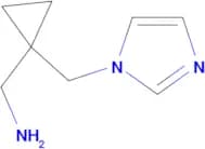 1-[1-(1H-imidazol-1-ylmethyl)cyclopropyl]methanamine