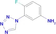 4-fluoro-3-(1H-tetrazol-1-yl)aniline