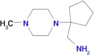 1-[1-(4-methyl-1-piperazinyl)cyclopentyl]methanamine