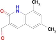 6,8-dimethyl-2-oxo-1,2-dihydro-3-quinolinecarbaldehyde