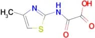 [(4-methyl-1,3-thiazol-2-yl)amino](oxo)acetic acid