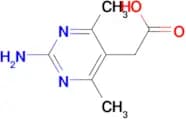(2-amino-4,6-dimethyl-5-pyrimidinyl)acetic acid