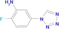 2-fluoro-5-(1H-tetrazol-1-yl)aniline