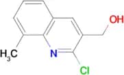 (2-chloro-8-methyl-3-quinolinyl)methanol