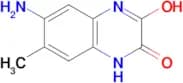 6-amino-7-methyl-2,3-quinoxalinediol