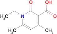 1-ethyl-4,6-dimethyl-2-oxo-1,2-dihydro-3-pyridinecarboxylic acid