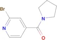 2-bromo-4-(1-pyrrolidinylcarbonyl)pyridine