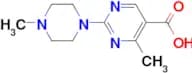 4-methyl-2-(4-methyl-1-piperazinyl)-5-pyrimidinecarboxylic acid