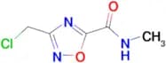 3-(chloromethyl)-N-methyl-1,2,4-oxadiazole-5-carboxamide