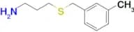 3-[(3-methylbenzyl)thio]-1-propanamine