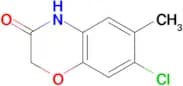 7-chloro-6-methyl-2H-1,4-benzoxazin-3(4H)-one