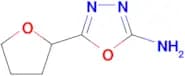5-(tetrahydro-2-furanyl)-1,3,4-oxadiazol-2-amine