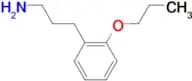 3-(2-propoxyphenyl)-1-propanamine