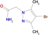 2-(4-bromo-3,5-dimethyl-1H-pyrazol-1-yl)acetamide