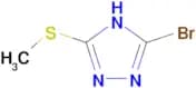 5-bromo-3-(methylthio)-1H-1,2,4-triazole