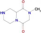 2-methyltetrahydro-2H-pyrazino[1,2-a]pyrazine-1,4(3H,6H)-dione