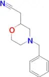 (4-benzylmorpholin-2-yl)acetonitrile