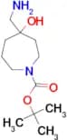 tert-butyl 4-(aminomethyl)-4-hydroxy-1-azepanecarboxylate