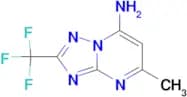 5-methyl-2-(trifluoromethyl)[1,2,4]triazolo[1,5-a]pyrimidin-7-amine