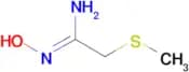 (1Z)-N’-hydroxy-2-(methylthio)ethanimidamide