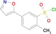 5-(5-isoxazolyl)-2-methylbenzenesulfonyl chloride