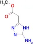 methyl (5-amino-1H-1,2,4-triazol-3-yl)acetate