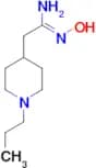 (1Z)-N’-hydroxy-2-(1-propyl-4-piperidinyl)ethanimidamide