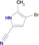 4-bromo-5-methyl-1H-pyrrole-2-carbonitrile