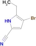 4-bromo-5-ethyl-1H-pyrrole-2-carbonitrile