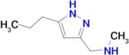 N-methyl-1-(5-propyl-1H-pyrazol-3-yl)methanamine