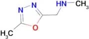 N-methyl-1-(5-methyl-1,3,4-oxadiazol-2-yl)methanamine